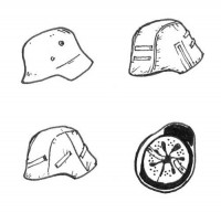 CMK B35085 German WWII Helmets 6 pcs 1/35