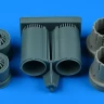 Aires 7393 Eurofighter Typhoon exhaust nozzles new (REV) 1/72