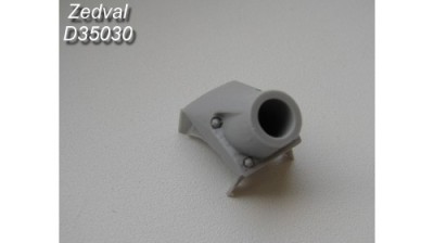 Zedval D35030 Armor mask trunk without the dust cover for the T-55 1/35