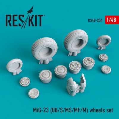 Reskit RS48-0254 MiG-23 (UB/S/MS/MF/M) колеса set (TRUMP) 1/48