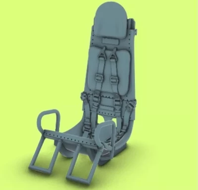 Lf Model 3D4816 He 280 seat (EDU) 3D-Printed 1/48