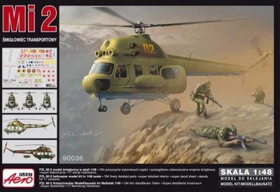 Aero-plast 90036 Вертолет Ми-2 (военно-транспортный) 1:48