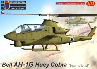 Kovozavody Prostejov 72380 Bell AH-1G Huey Cobra International (4x camo) 1/72