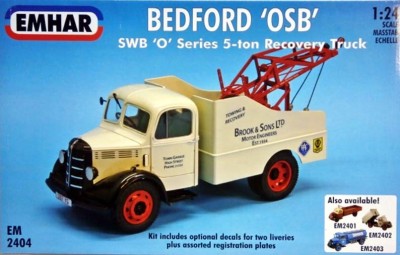 Emhar EM2404 Bedford O Series SWB Recovery Truck 1:24