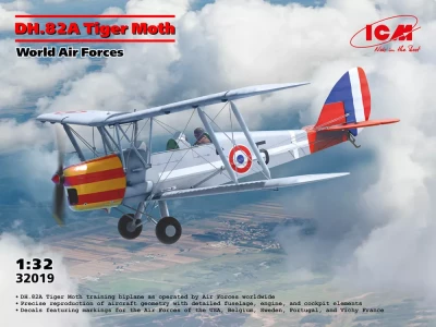 ICM 32019 DH.82A Tiger Moth of the World AF (5x camo) 1/32