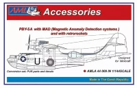 AML AMLA44009 PBY-5A with MAD and retrorockets - Conv.set 1/144