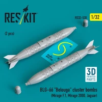 Reskit 32530 BLG-66 'Belouga' cluster bombs (2 pcs.) 1/32