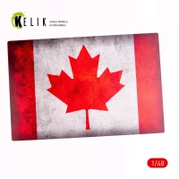 Reskit S48035 Canada Flag Base Acrylic 3 mm (410x270) 1/48