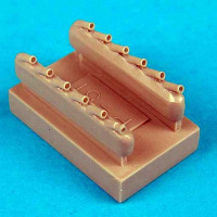 QuickBoost QB48054 P-51D Mustang exhausts 1/48