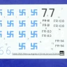 Sbs Model D72016 Decal Fokker DXXI Mercury in Finnish service 1/72