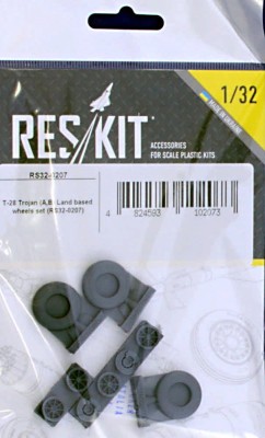 Reskit RS32-0207 T-28 Trojan (A,B) Land based Колеса (KITTYH) 1/32