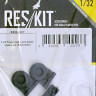 Reskit RS32-0207 T-28 Trojan (A,B) Land based Колеса (KITTYH) 1/32