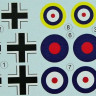 LF Model C4828 Decals Captured Bf 109F Part I. (HAS/ZVE) 1/48