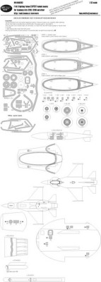 New Ware NWA-M0292 1/32 Mask F-16C Fighting Falcon EXPERT (ACAD)