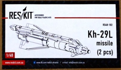 Reskit RS48-0102 Kh-29L (AS-14A 'Kedge') missile (2 pcs.) 1/48