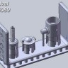 Zedval D35080 Антенный ввод радиостанции 9-Р с бронировкой (для T-34, СУ-100) 1/35