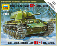 Звезда 6141 Советский танк КВ 1/100