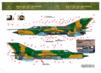 HAD 144023 Decal MiG-21 data 1/144