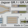 Eduard FE1538 Jaguar GR.1 / GR.1A seatbelts STEEL (AIRF) 1/48