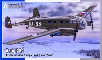 Special Hobby SH48197 1/48 Aero C-3A Czechoslov.Transport&amp;Trainer Plane