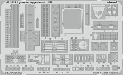 Eduard 481015 SET Lysander upgrade set (EDU)