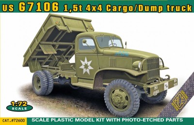 Ace Model 72600 US G7106 1,5t 4x4 Cargo/Dump truck 1/72
