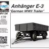 Planet Model MV72136 Anhanger E-3 German Trailer WWII (resin kit) 1/72