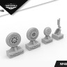 Temp Models 48152 Колеса шасси Миг-15 1/48
