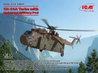 Icm 53057 CH-54A Tarhe w/ Univ. Military Pod (3x camo) 1/35