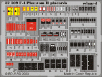 Eduard 32509 F-4 placards