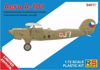 Rs Model 94011 Aero A-101 Czechoslovak bomber aircraft 1/72