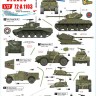 Star Decals 72-A1103 Tanks & AFVs in Cuba # 1.M4A3E8 Sherman, A34 Comet, Staghound, Greyhound, M3A1 White Scout Car, M3A1 Stuart 1/72