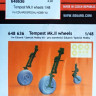 Eduard 648636 BRASSIN Tempest Mk.II wheels (EDU/SP.HOB.) 1/48