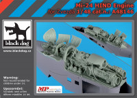 Blackdog A48146 Mi-24 Hind engine (ZVE) 1/48
