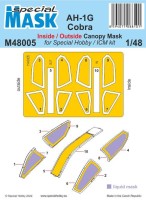 Special Hobby M48005 AH-1G Cobra Mask 1/48