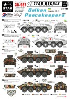 Star Decals STAR35987 Balkan Peacekeepers #1 - Ukrainian BTR-70 1/35