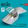 Reskit RSU48-0166 F-111A/E Cockpit with 3D decals (HOBBYB) 1/48