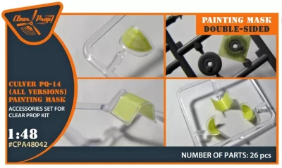 Clear Prop CPA48042 Culver PQ-14 painting mask (CL.PROP) 1/48