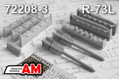 Advanced Modeling AMC 72208-4 Авиационная управляемая ракета Р-73Л с пусковой П-72 1/72