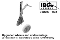IBG Models U7209 Upgraded Wheels and Undercarriage for Fw 190D 1/72