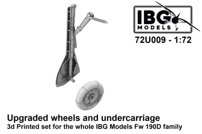 IBG Models U7209 Upgraded Wheels and Undercarriage for Fw 190D 1/72