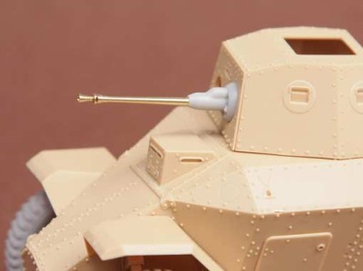 SBS model 35028 39M CSABA 20mm barrel + mantlet (HOBBYB) 1/35