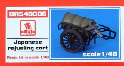 Brengun BRS48006 Japanese refueling cart (resin kit) 1/48