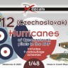 Dk Decals 48059 No.312 Sqn RAF Hurricanes CZ pilots (9x camo) 1/48