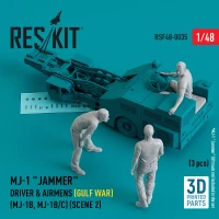 Reskit F48035 MJ-1 Driver&airmens (Gulf War) scene 2 1/48