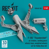 Reskit RSU48338 F-105 'Thunderchief' a.int.,land.gears,wheels 1/48