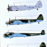 SBS model D72041 Декаль Finnish Bombers - Post War Markings 1/72
