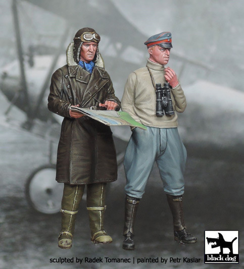 BlackDog F32003 German Fighter Pilots 1914-1918 set 1/32