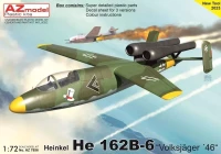 Az Model 78056 Heinkel He 162B-6 (3x camo) 1/72