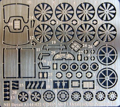 NH Detail NHA144022 Antonov An-71 Detail Set 1/144